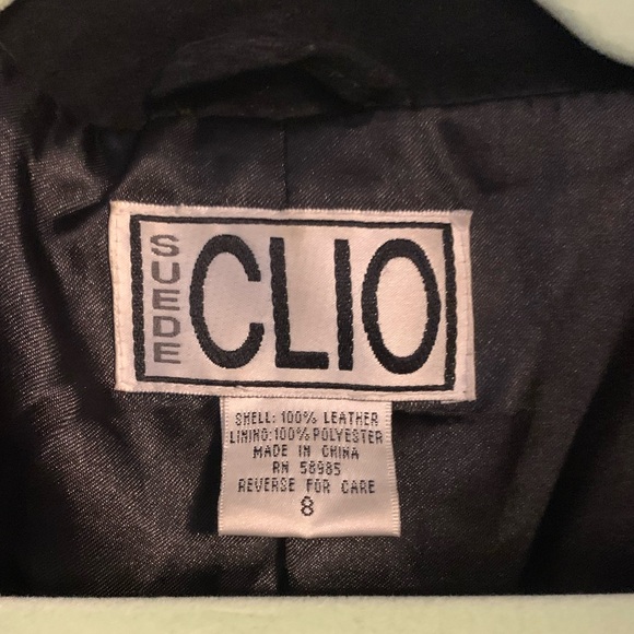 Vintage Leather Jacket (Black Suede!) - Picture 7 of 7